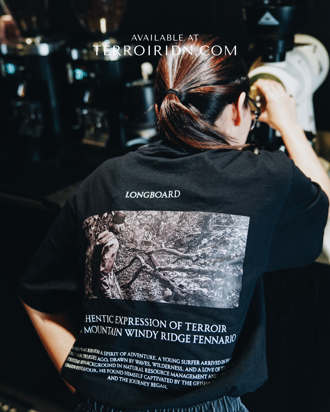 OVERSIZE T-shirt ||  Authentic Expression Of Terroir Longboard