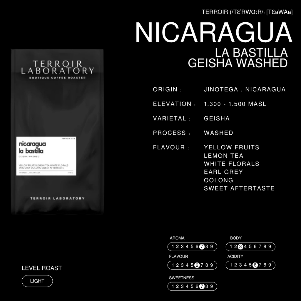 Nicaragua La Bastilla Geisha Washed - 100 GR